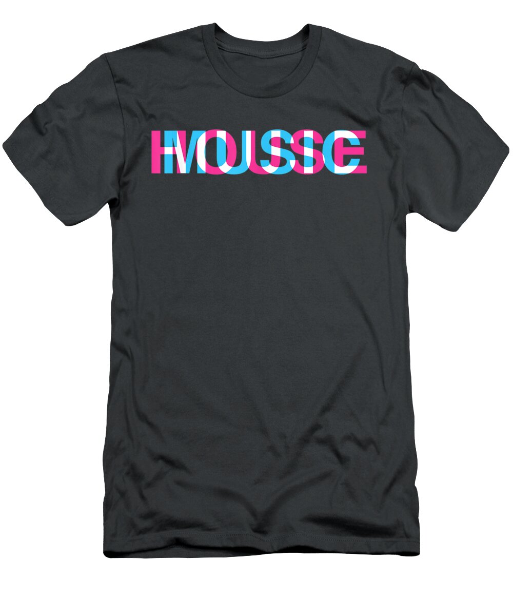 House Music Glitch Optical Illusion Edm Rave DJ Kayley Abra T-Shirt