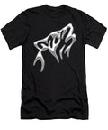 Howling Wolf on Black Wild Wilderness Tribal Art Howl Dog Tattoo Animal Tom Hill T-Shirt