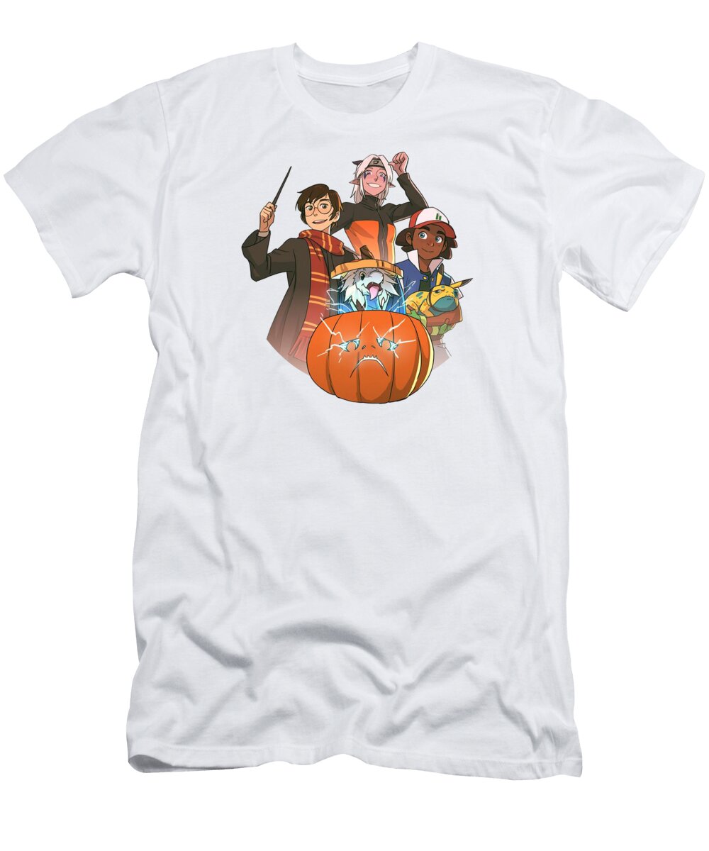 Human Child and His Fantasy Friend Pam R Shelton T-Shirt