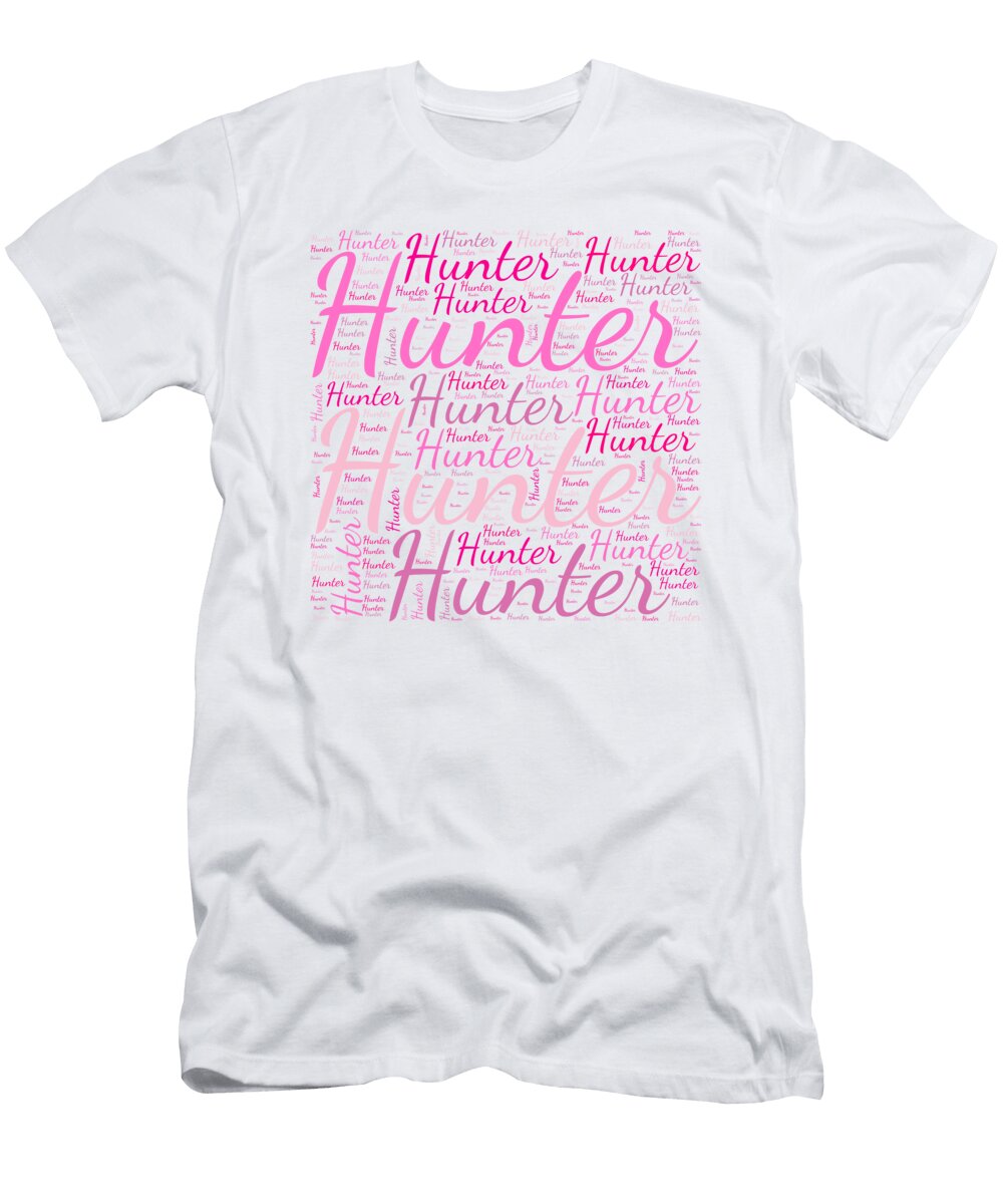 Hunter Names Without Frontiers Vidddie Publyshd T-Shirt