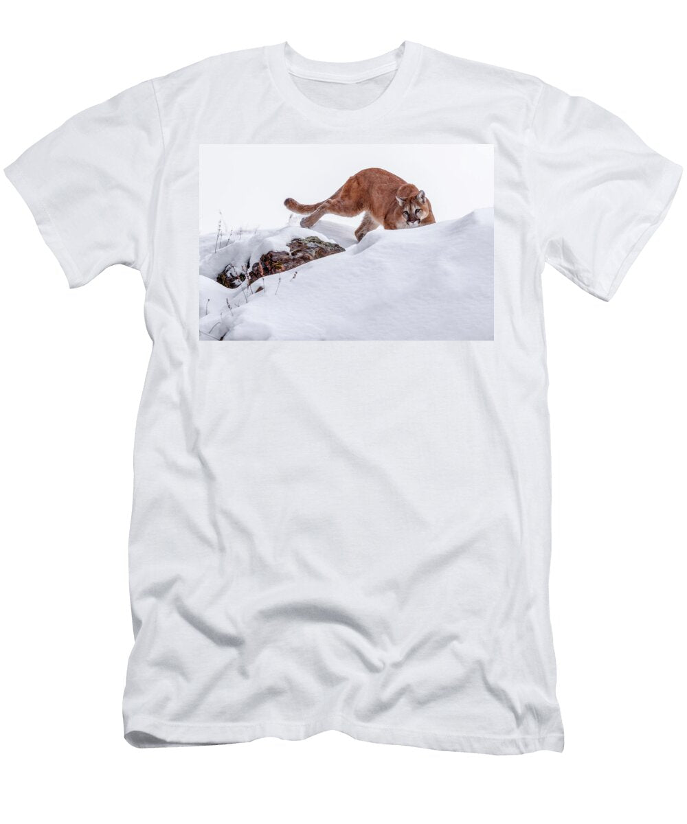 Hunting Cougar Wes and Dotty Weber T-Shirt