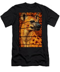 Hyena Mosaic in Stained Glass Spotted Hyena Luna Farmer T-Shirt