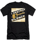 I Destroy Silence Guitar Me T-Shirt