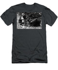 I Dont Care How Big You Are Black and White Christopher Mercer T-Shirt
