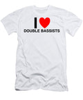 I Heart Double Bassists in Classic in White I Heart Everything T-Shirt