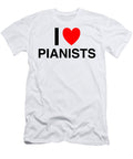 I Heart Pianists in Classic in White I Heart Everything T-Shirt