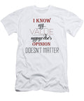 I Know My Value Windrira Bubita T-Shirt