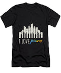 I Love Piano Music Notes Piano Keyboards Musician Gift Thomas Larch T-Shirt