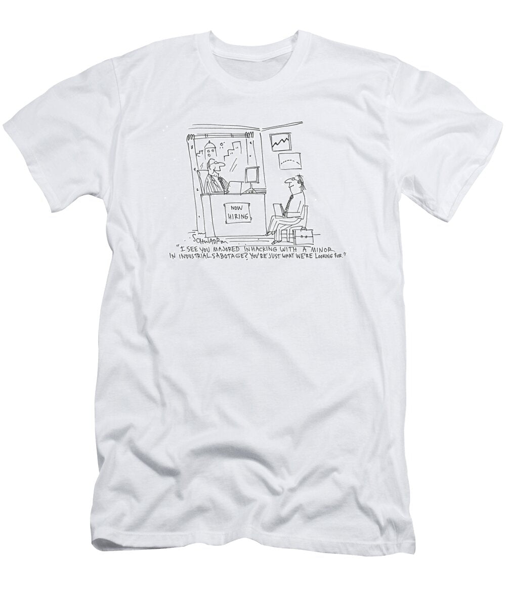 I See You Majored in Hacking with a Minor in Industrial Harley Schwadron No Index T-Shirt