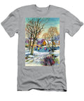 Ice Skating 1973 Gouache on Paper Stanley Cooke T-Shirt