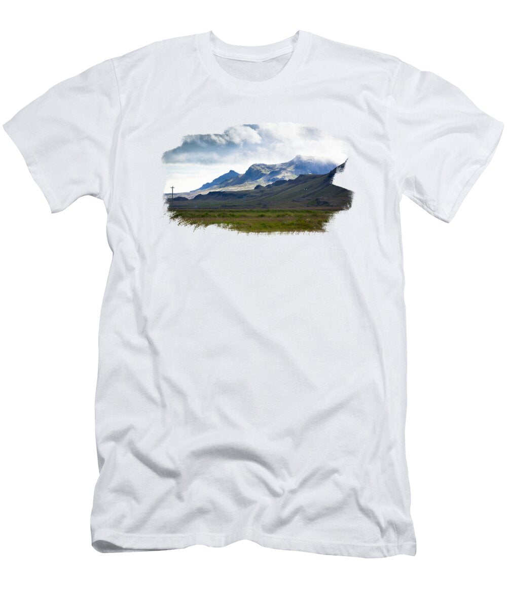 Icelandic Mountain Landscape Dvoevnore Photo T-Shirt