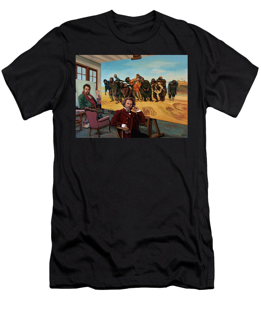 Ilja Repin Painting Paul Meijering T-Shirt