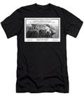 Illinois Central Railroad New Orleans to Panama Canal Vintage Map 1912 Black and White Carol Japp T-Shirt