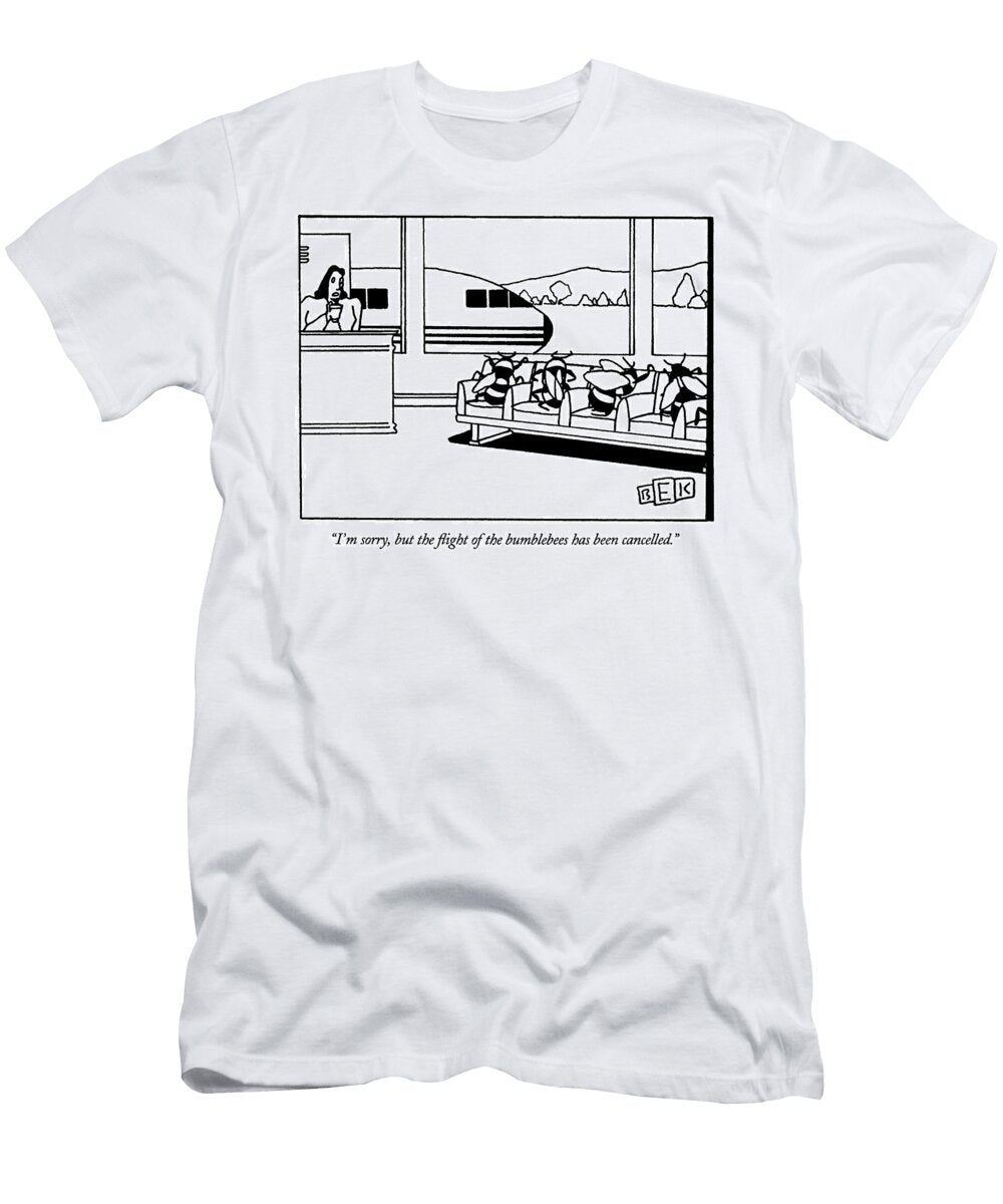 Im Sorry But the Flight of the Bumblebees Has Bruce Kaplan T-Shirt