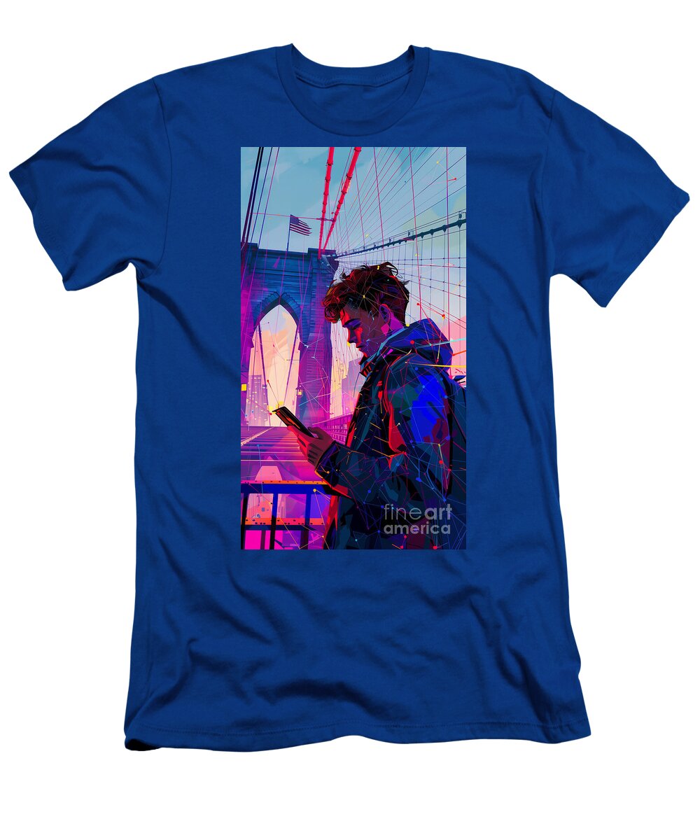 Image in a Pixar Style of a 22 Years Old Boy Asar Studios Celestial Images T-Shirt
