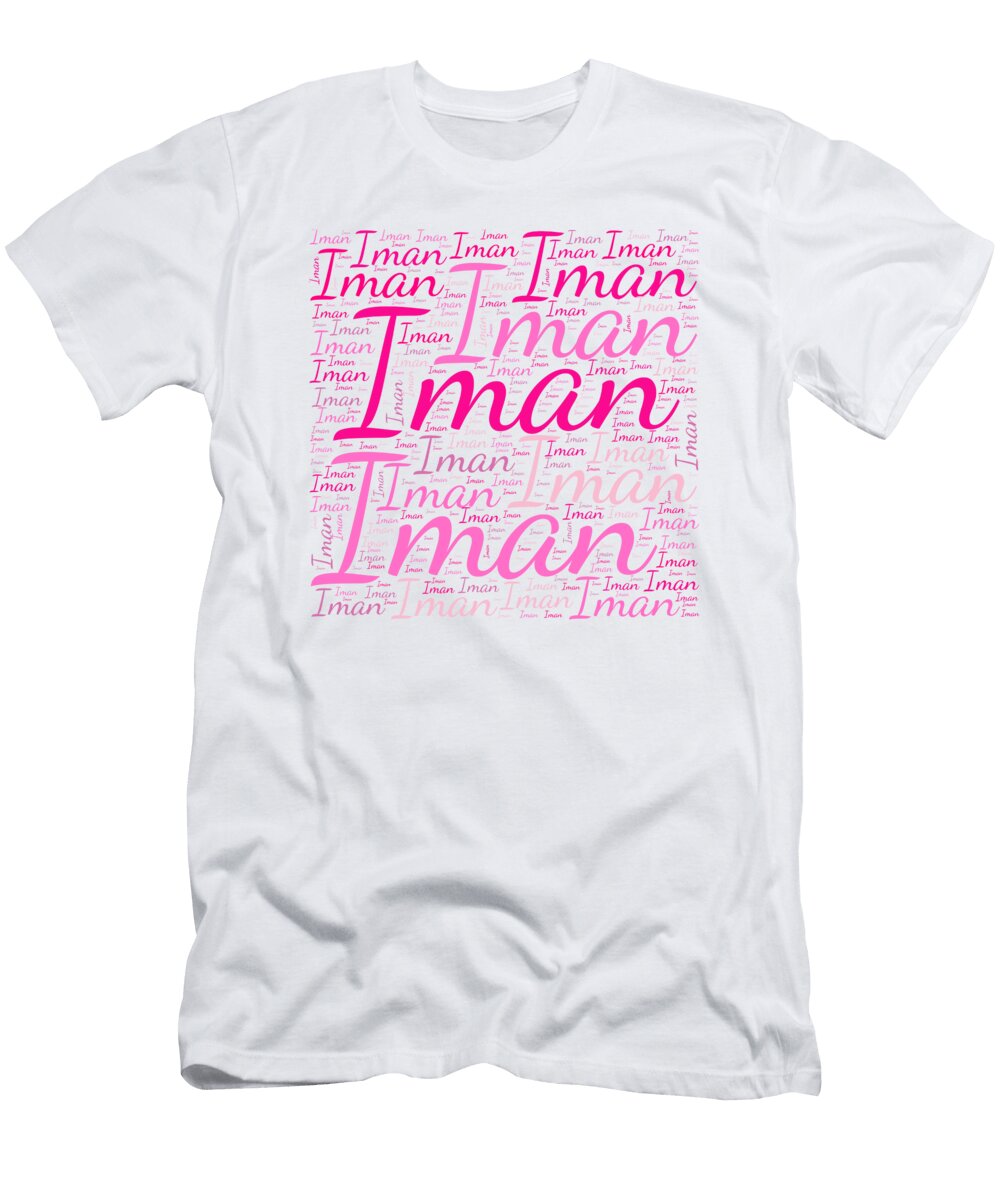 Iman Names Without Frontiers Vidddie Publyshd T-Shirt