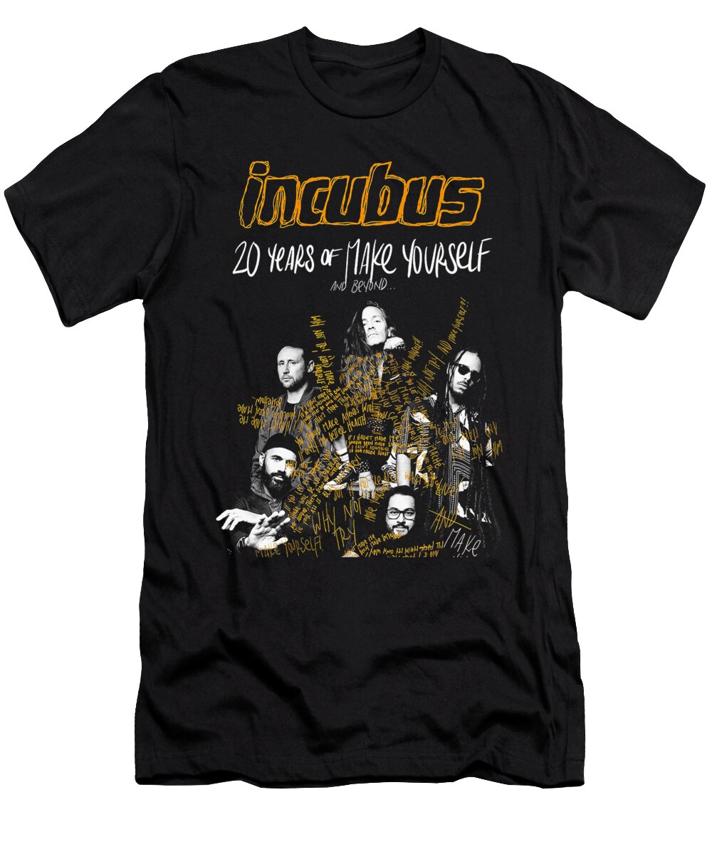 Incubus Concert Tour Brett Dido Seklia T-Shirt