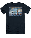 Industrial Veins Piping on Concrete Wall Nikolyn Mcdonald T-Shirt