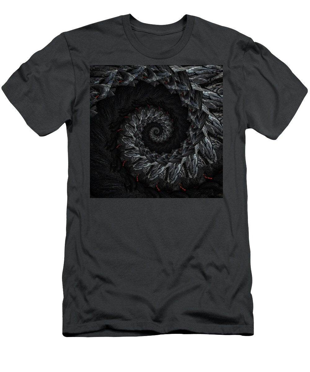 Infinity Tunnel Spiral Lava 3 Pelo Blanco Photo T-Shirt