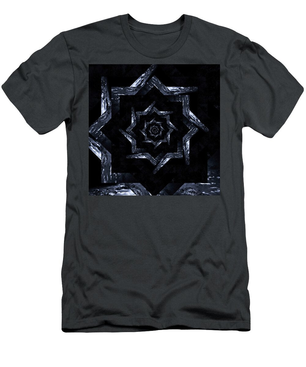 Infinity Tunnel Star Franklin Falls Black and White 2 Pelo Blanco Photo T-Shirt