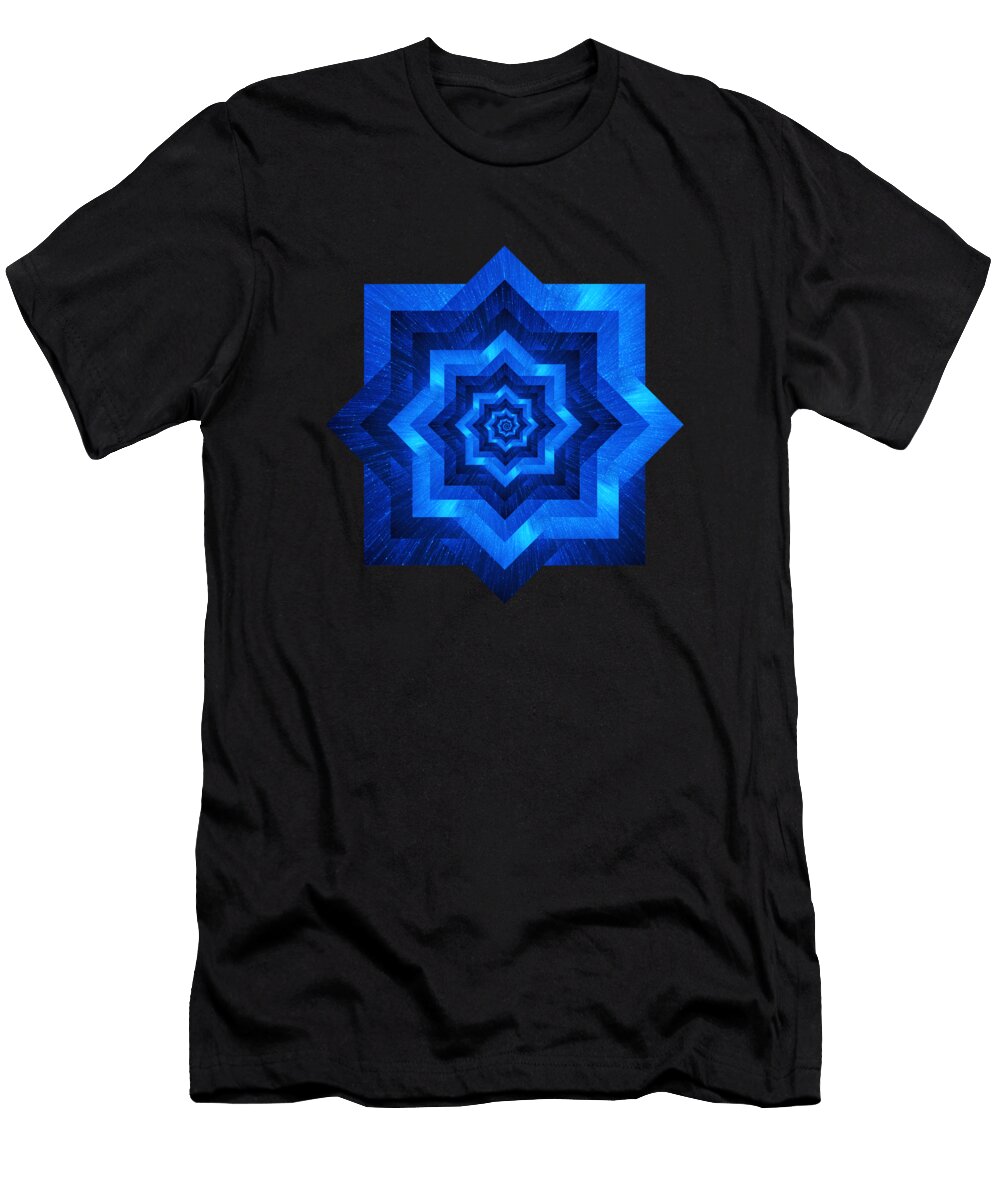 Infinity Tunnel Star Milky Way Zoom Sans Border Pelo Blanco Photo T-Shirt