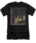 Interior with a Gentleman and Two Ladies Conversing Circa 1668 70 Pieter De Hooch T-Shirt