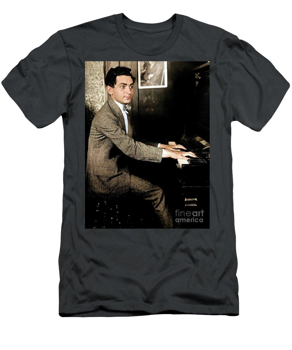Irving Berlin As a Young Teenager Color Photo Retro Movie Posters T-Shirt