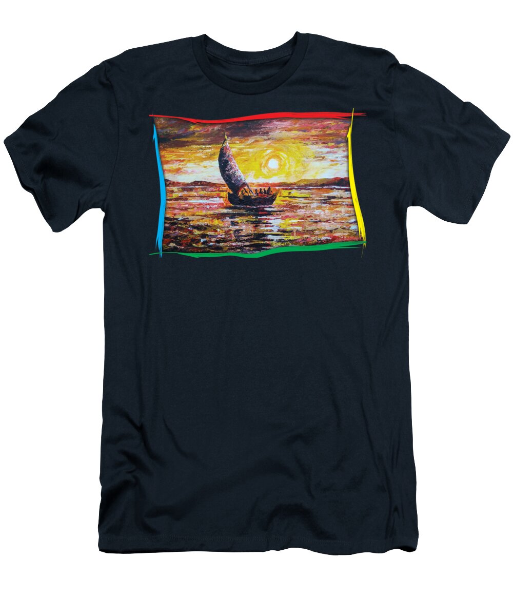 Island Sunset Anthony Mwangi T-Shirt