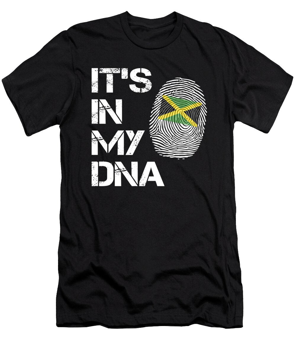Its in My Dna Jamaican Flag Sarcastic P T-Shirt