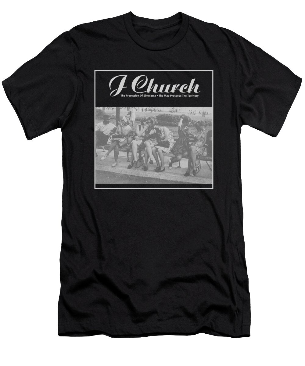 J Church the Precession of Simulacra the Map Preceeds the Territory Robbie Chappell T-Shirt