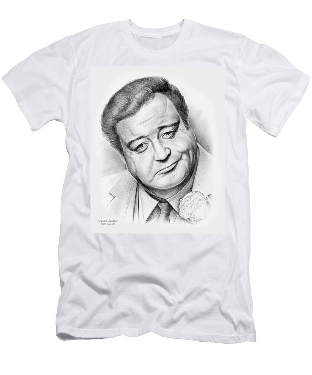 Jackie Gleason Pencil Greg Joens T-Shirt