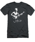 Jaco Pastorius Jazz Musician Guitarist Logo Jonathan Rigg T-Shirt