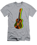 Jamaican Rastafarian Flag Guitar Early Kirky T-Shirt