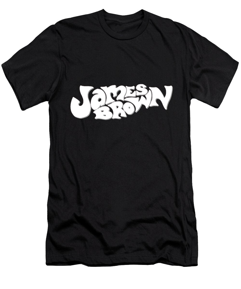 James Brown White Logo Kenneth Cescoti T-Shirt