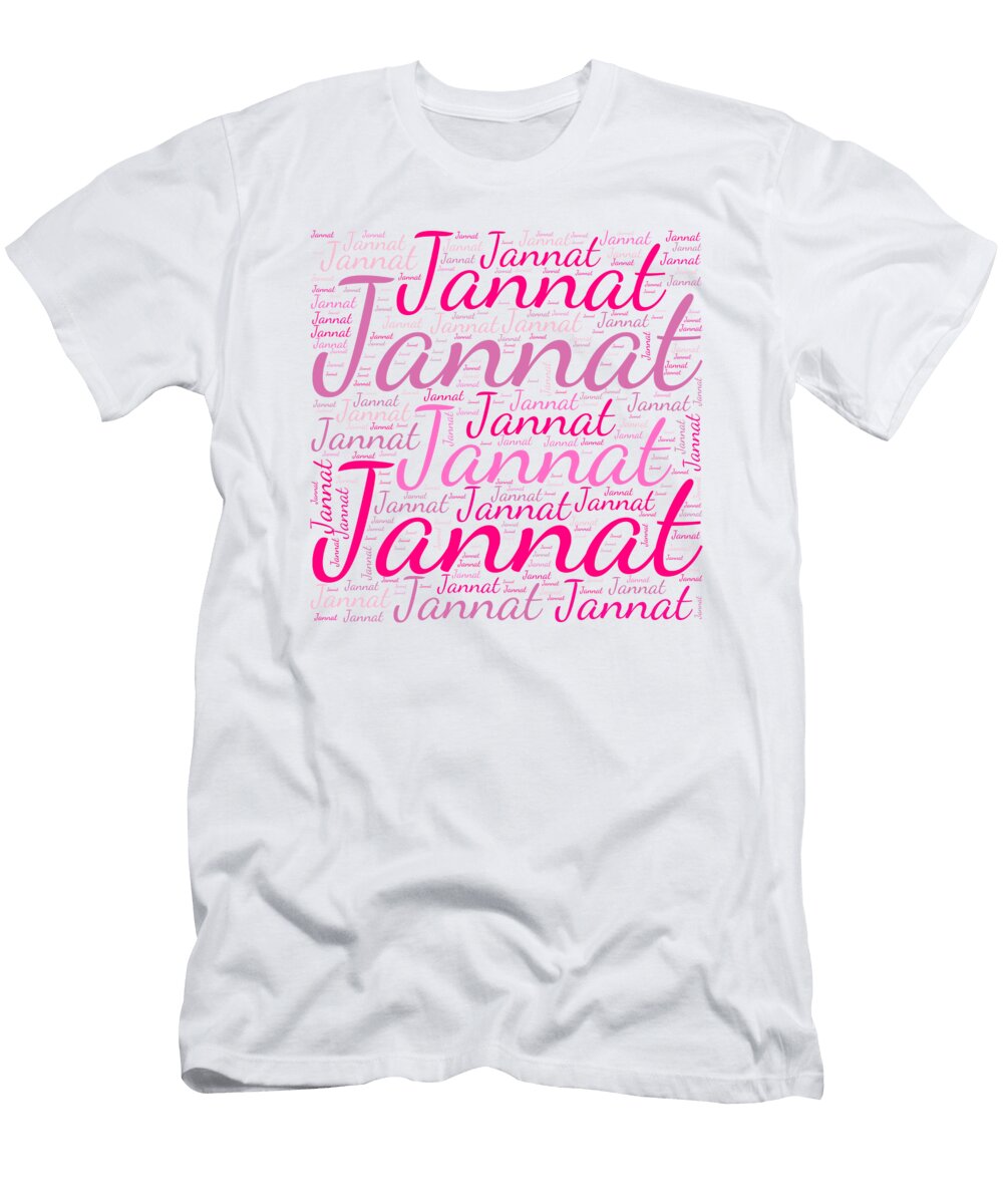 Jannat Names Without Frontiers Vidddie Publyshd T-Shirt