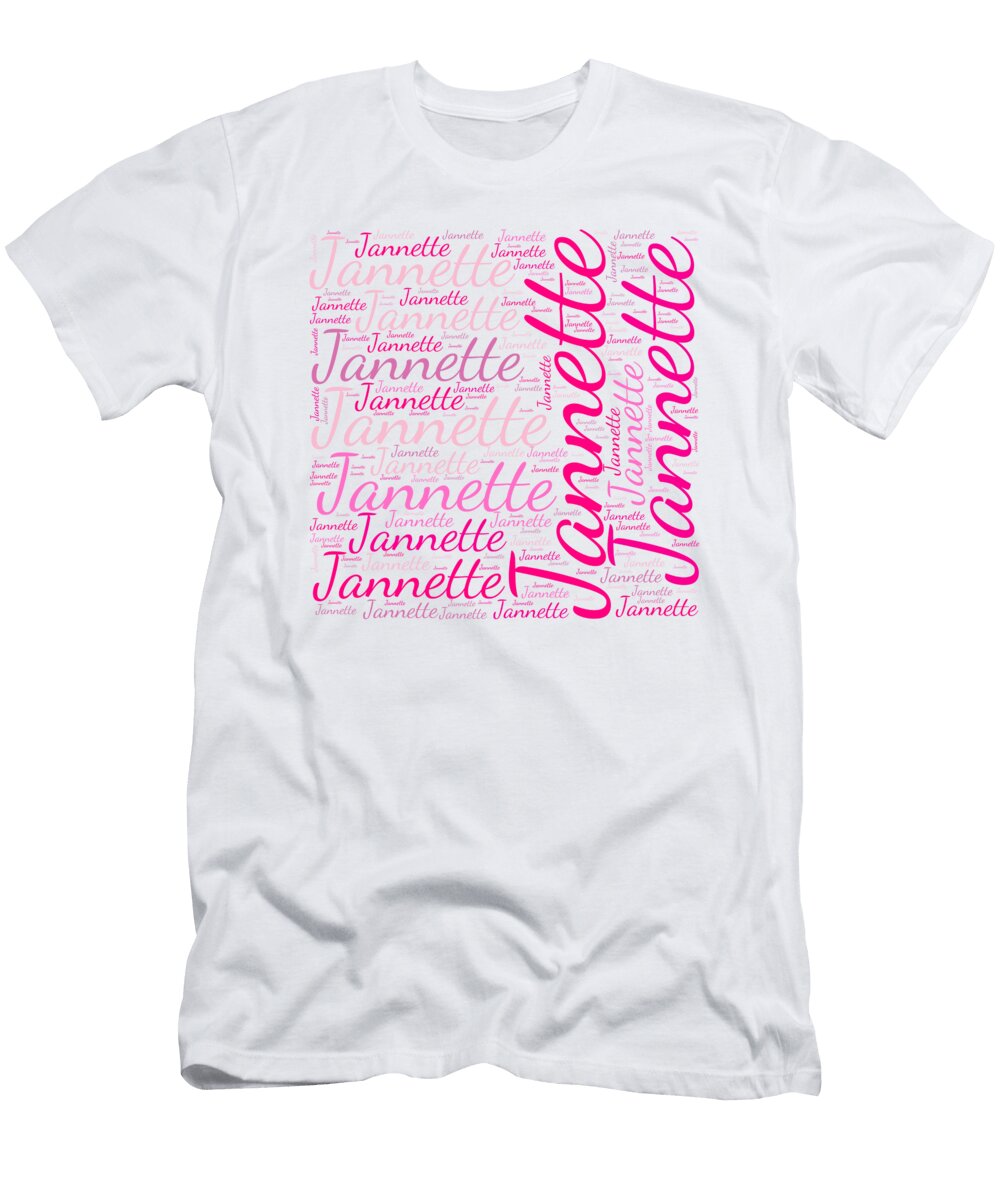 Jannette Names Without Frontiers Vidddie Publyshd T-Shirt