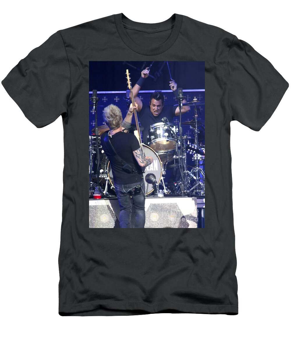 Jason Aldeans Drummer and Bassist Concert Photos T-Shirt
