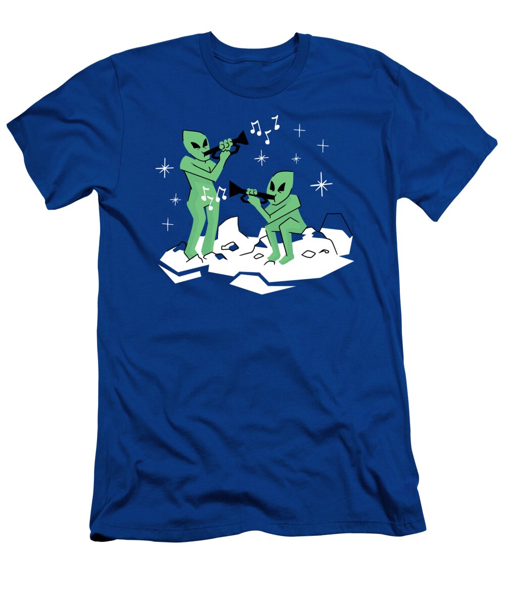 Jazz Alien Trumpeter Me T-Shirt