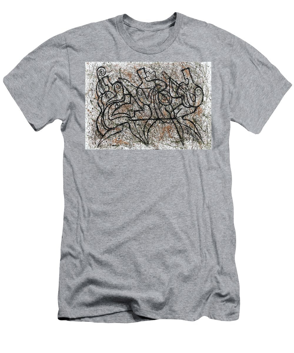 Jazz and Jackson Pollock Rhythm2 Leon Zernitsky T-Shirt