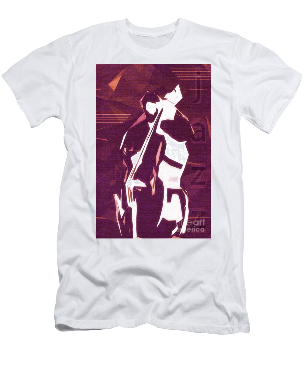 Jazz Club Music Poster Konstantin Sevostyanov T-Shirt