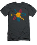 Jazz Music Vintage Saxophone Trumpet Musician Gi Luke Bernice T-Shirt