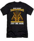 Jazz Saxophone How Many Saxophones Does a Saxophonist Need Design Alessandra Roth T-Shirt