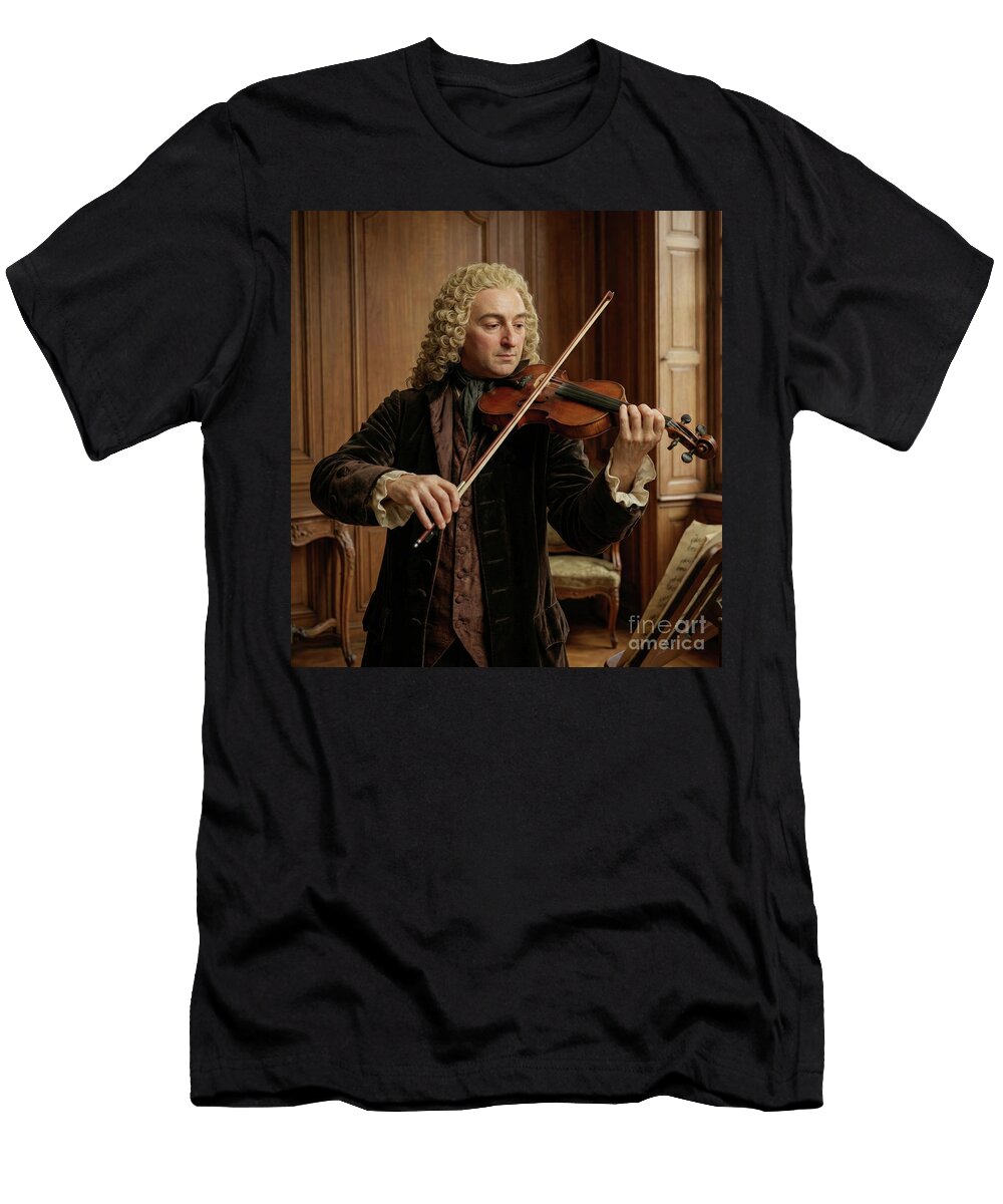 Jean Marie Leclair the Dancing Violinist Gianpiero Lauretta T-Shirt