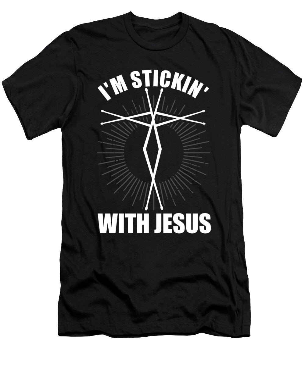 Jesus Drumming Drummer Me T-Shirt