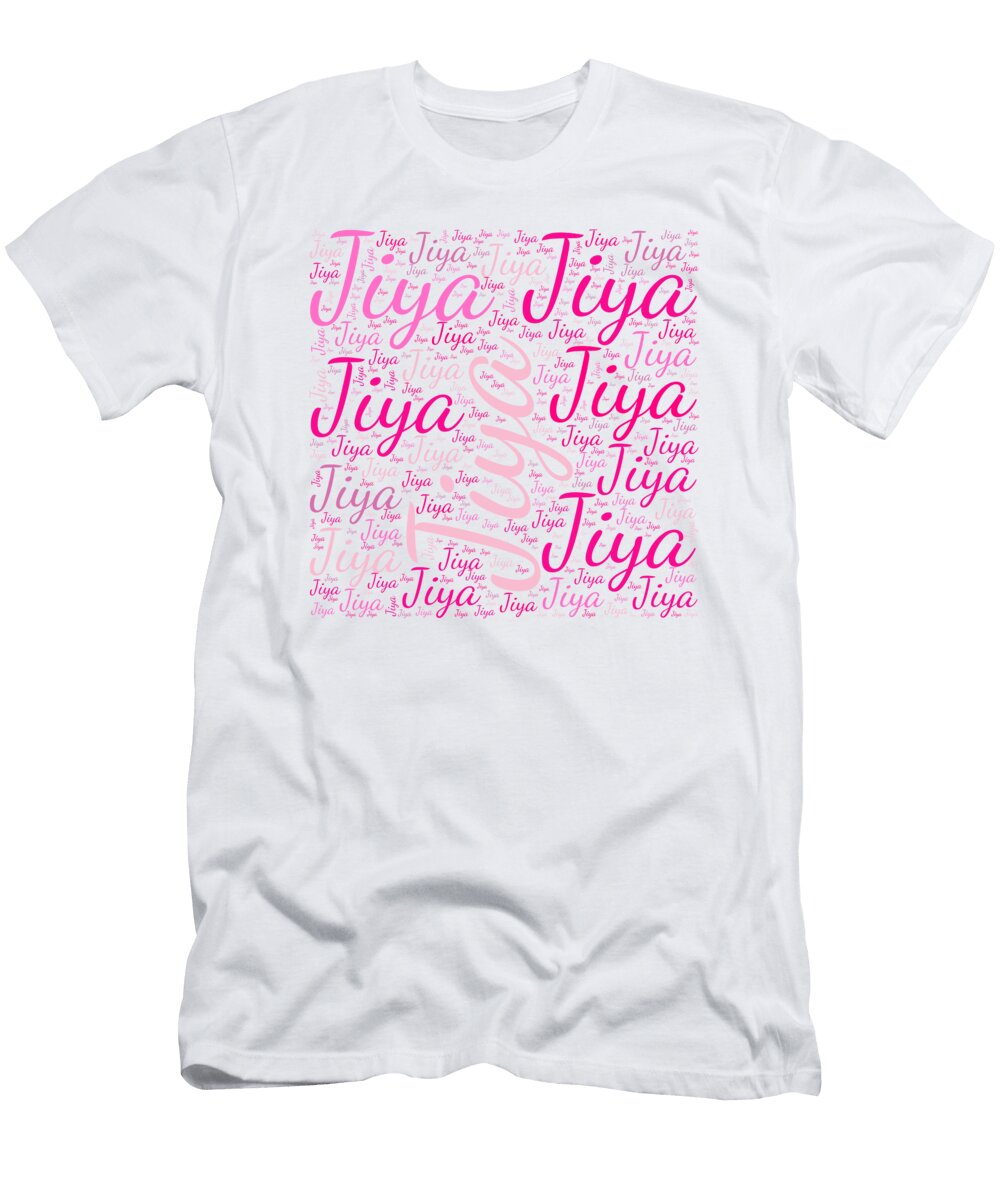 Jiya Names Without Frontiers Vidddie Publyshd T-Shirt