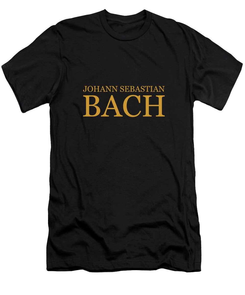Johann Sebastian Bach 01 Tnr Old Gold Fa Zoran Chokullov T-Shirt