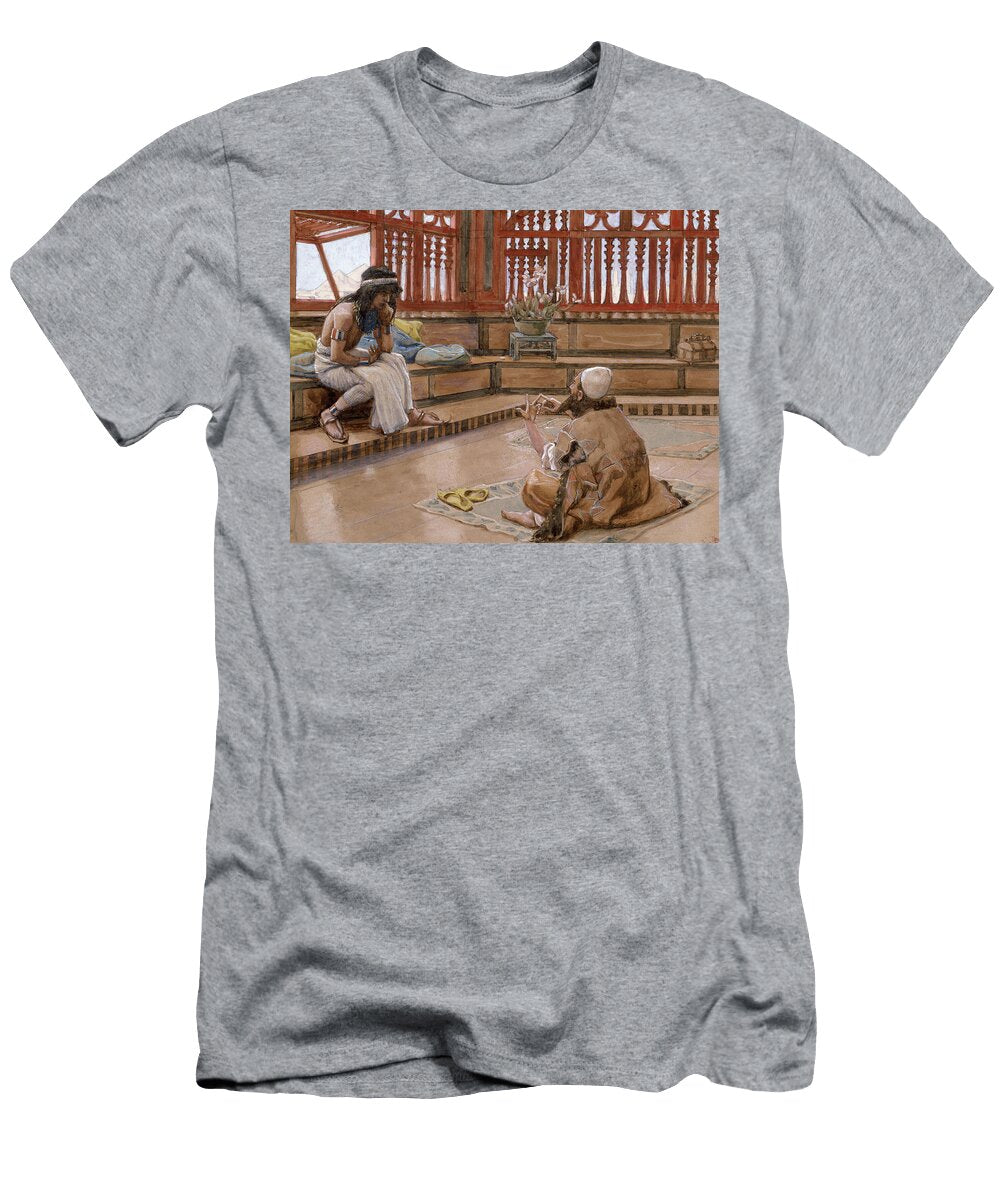 Joseph Converses with Judah His Brother 1902 James Tissot T-Shirt