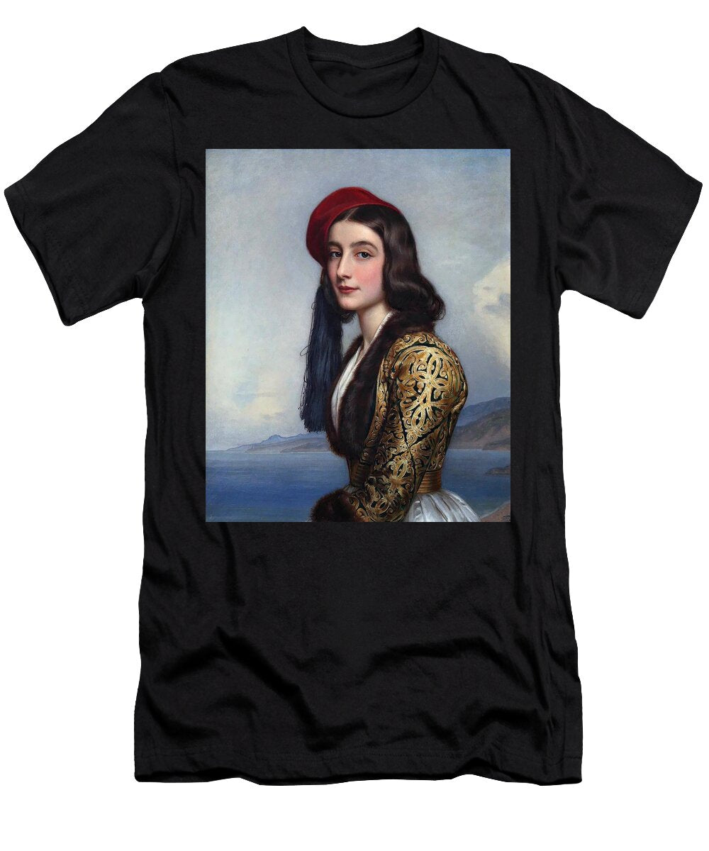 Katerina Rosa Botsaris Art Joseph Karl Stieler German T-Shirt