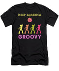 Keep America Groovy Vintage Disco 1970s Funk Kag Henry B T-Shirt
