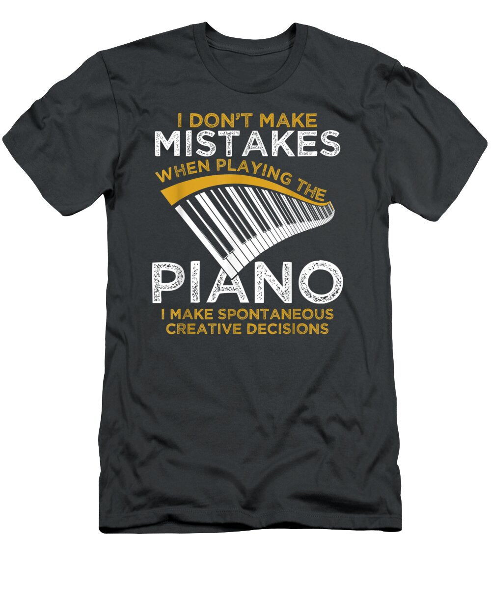 Keyboard Pianist Music Musician Piano Iustin Pearl T-Shirt